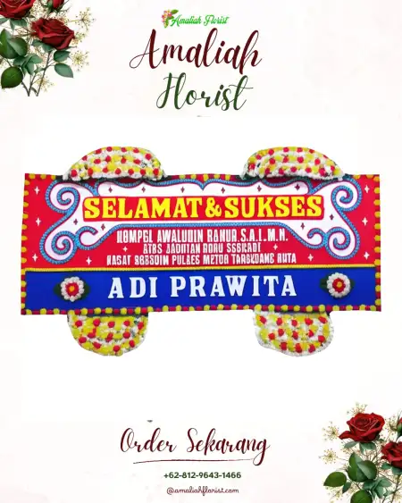 Papan Bunga Ucapan Selamat Bunar